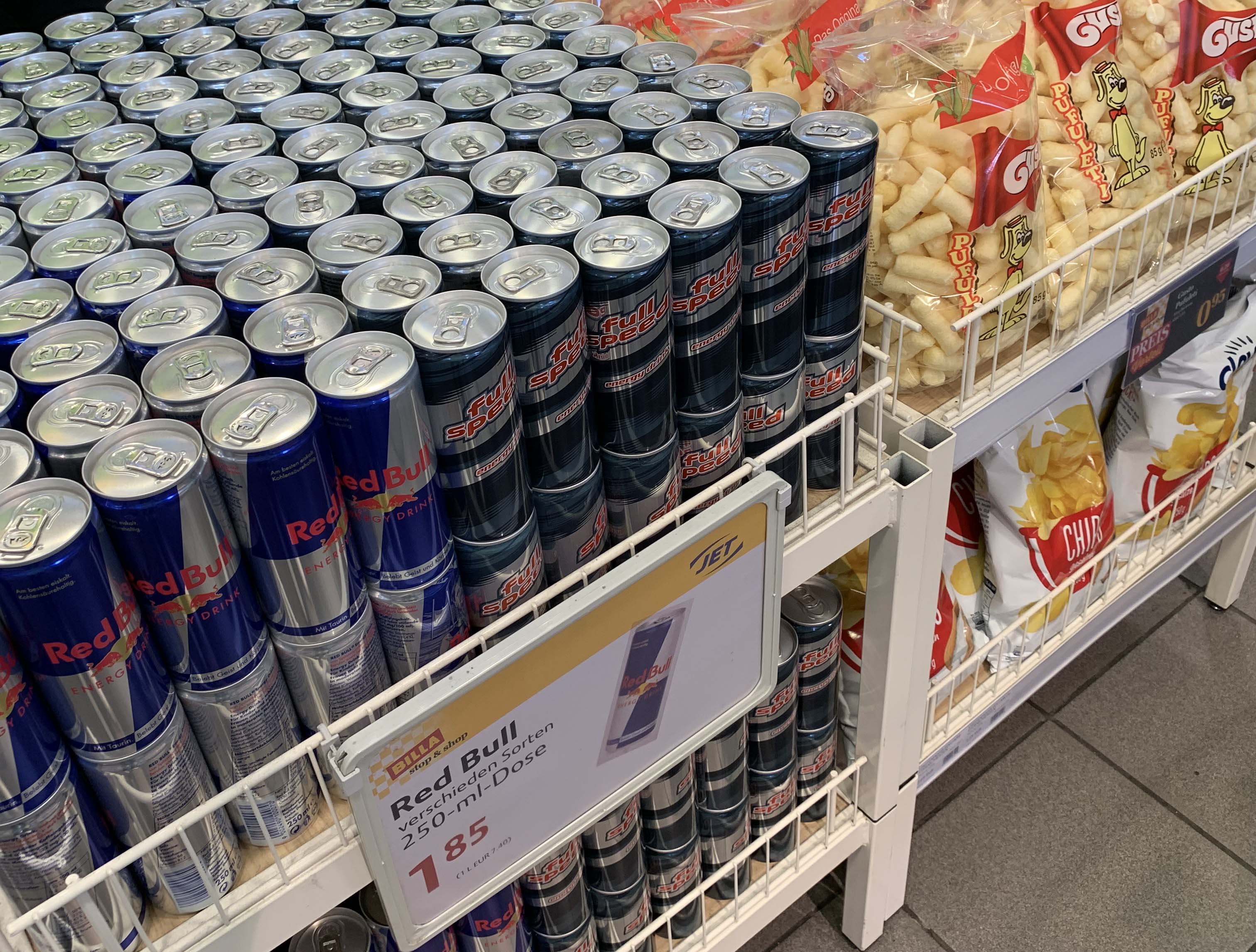 jet energidyck med majsbagar